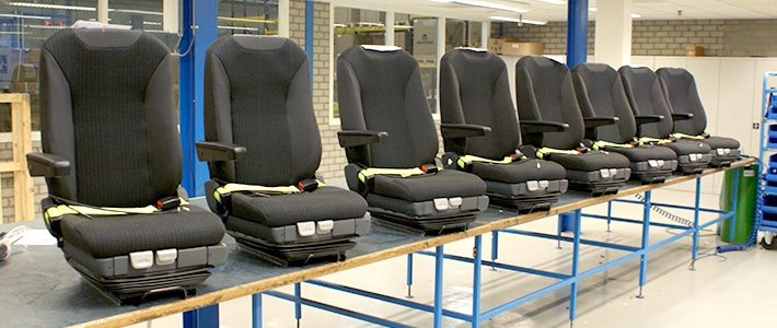 Extra veilige ISRI stoelen voor terminal trekkers ISRI