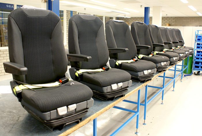 Extra veilige ISRI stoelen voor terminal trekkers ISRI