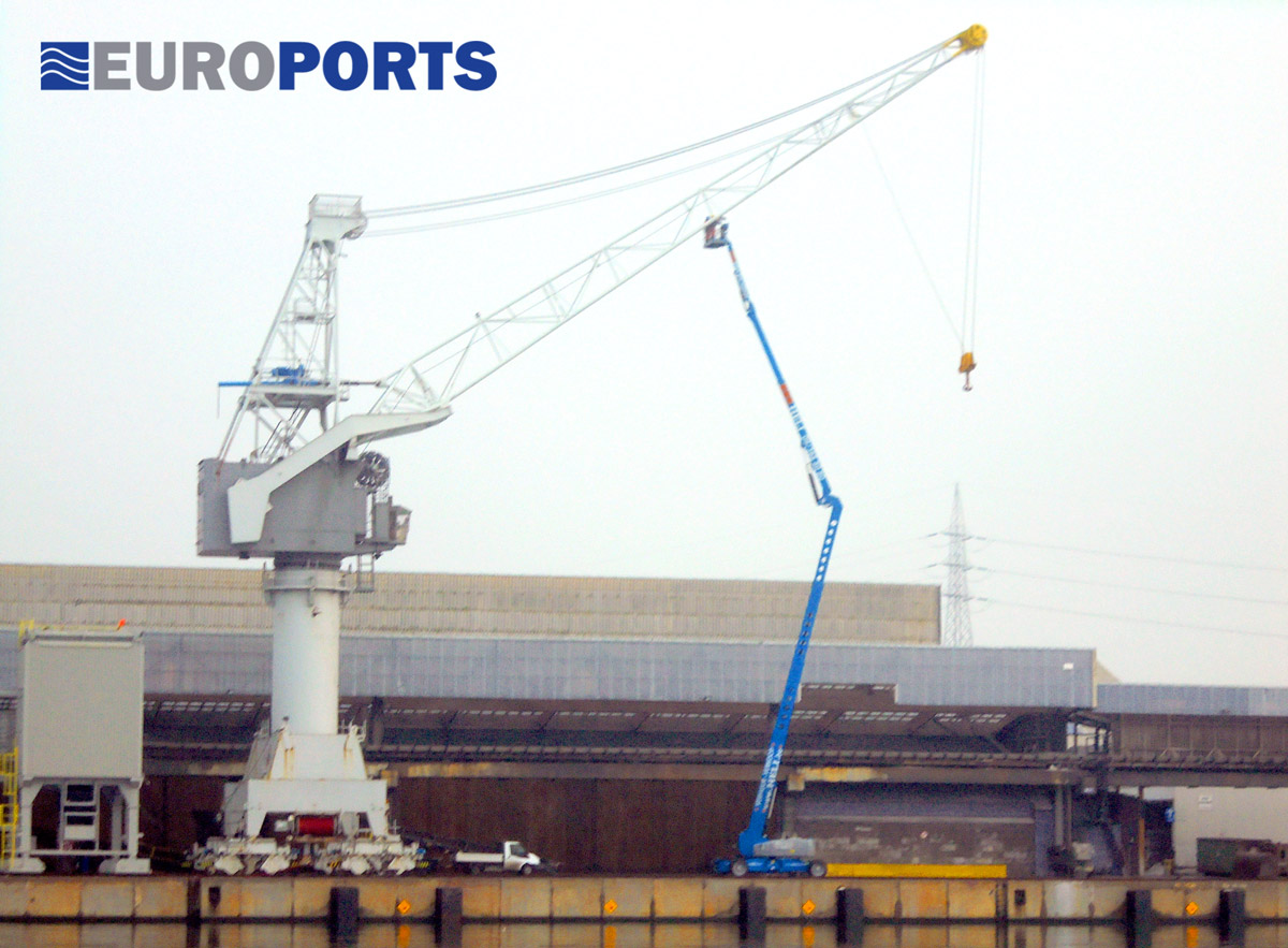 ISRI crane seats for harbor cranes Europort Antwerp